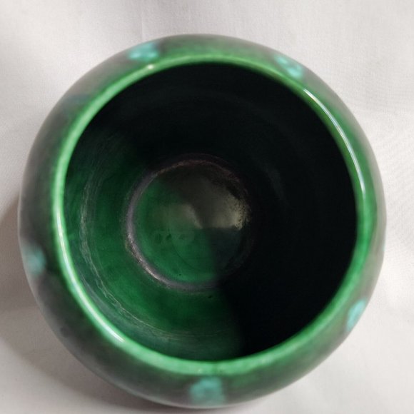 The Violet Pot 1997 Vintage Jade Green Ceramic African Violets - Picture 7 of 8